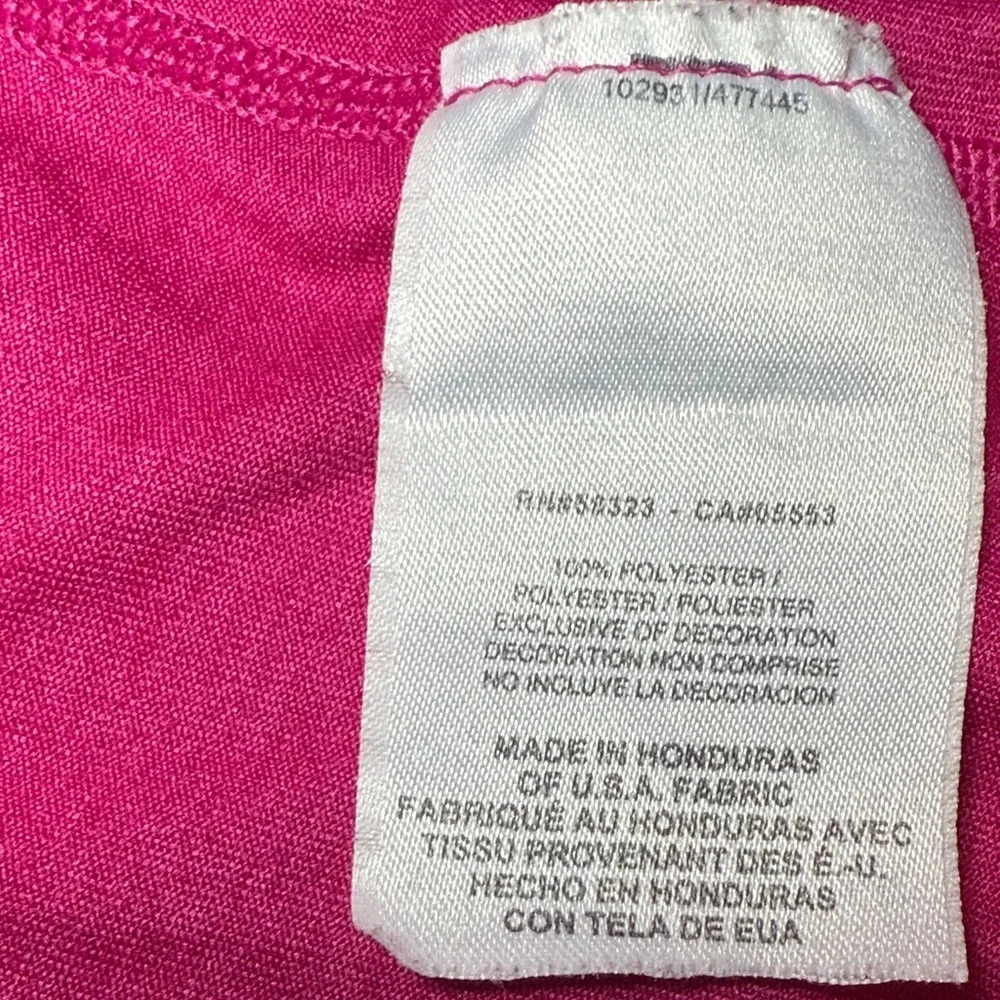 Nike Women's Fuchsia Dri-FIT Athletic Tank Top Size Medium Regular Fit